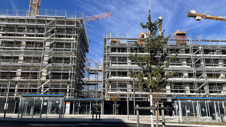 Chantier du Rolliet © office de l'urbanisme