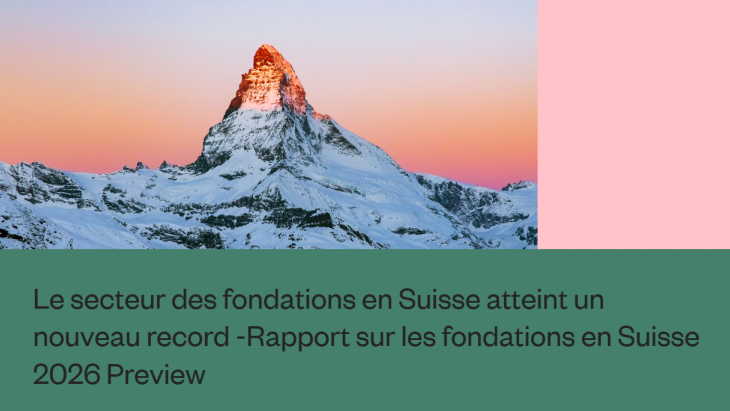 Record pour le secteur des fondations en Suisse