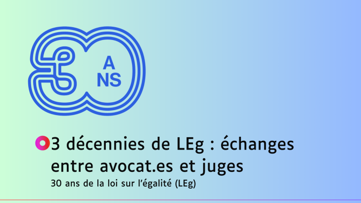 titre table ronde sur les 3 décennies de la loi du l'égalité 