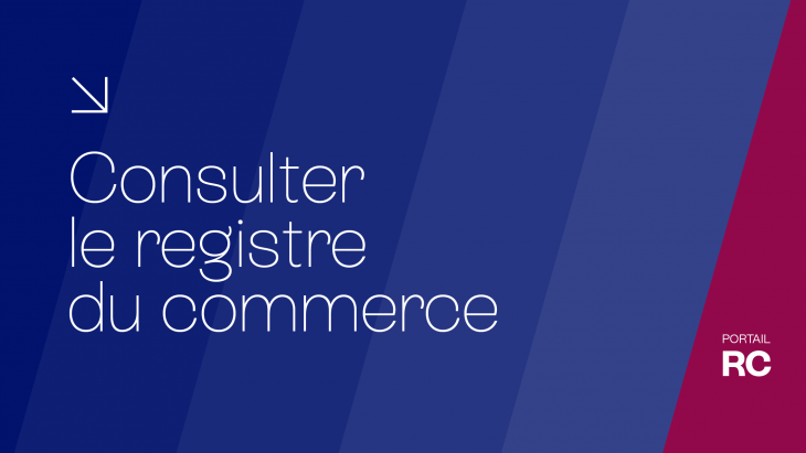 Consulter le registre du commerce