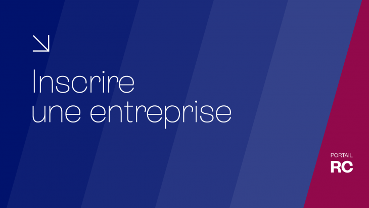 Inscrire une entreprise