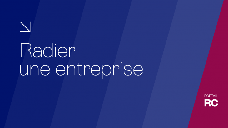 Radier une entreprise