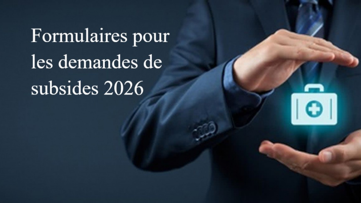 Formulaires de demande de subside 2026