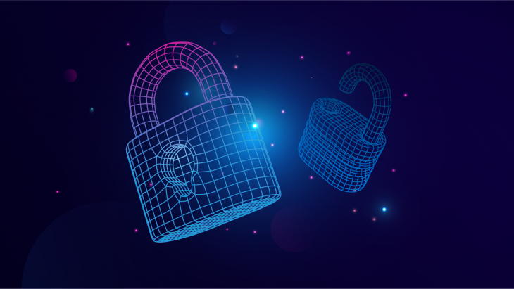 Deux cadenas de sécurité