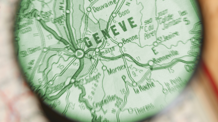 Carte de Genève