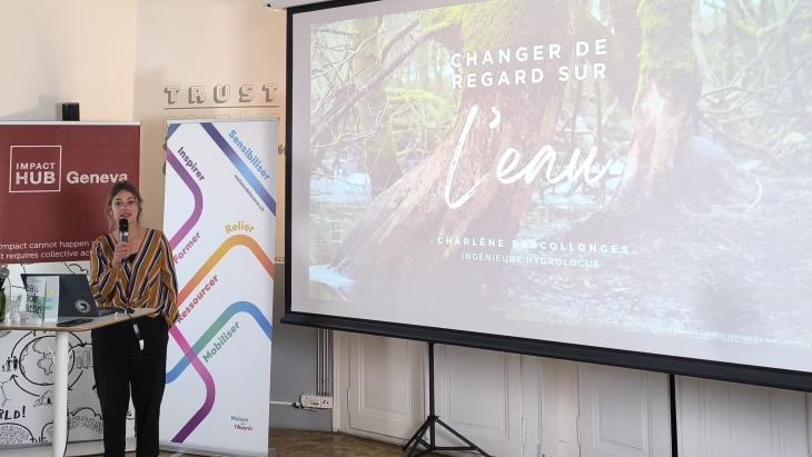 Charlène Descollonges en conférence