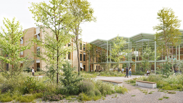 Projet d'architecture du nouvel hôpital de psychiatrie adulte