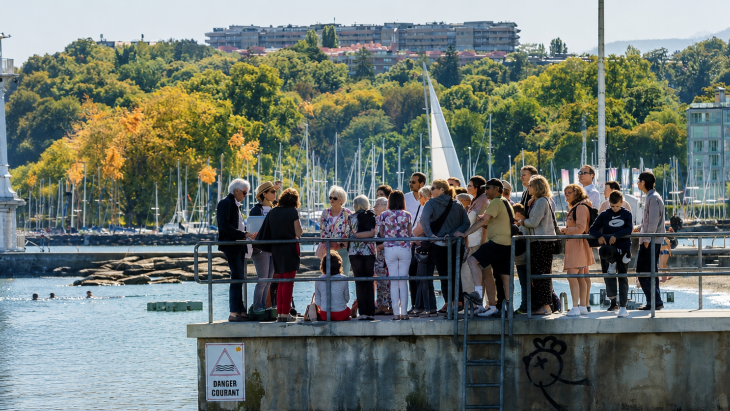 Visite des Bains des Pâquis lors des JEP 2022
