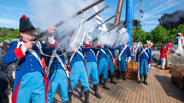 Cérémonie de commémoration du débarquement des troupes confédérées au Port-Noir le 1er juin 1814 (année 2026)