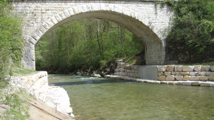 L'Allondon au niveau du Pont des Baillets 