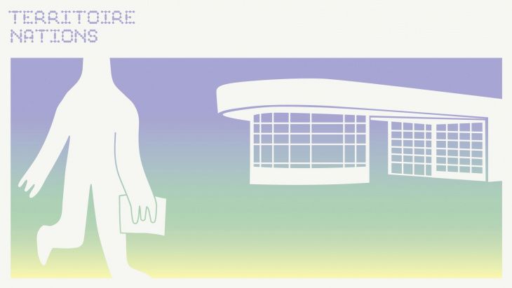 Dessin du Garage Braillard et personnage