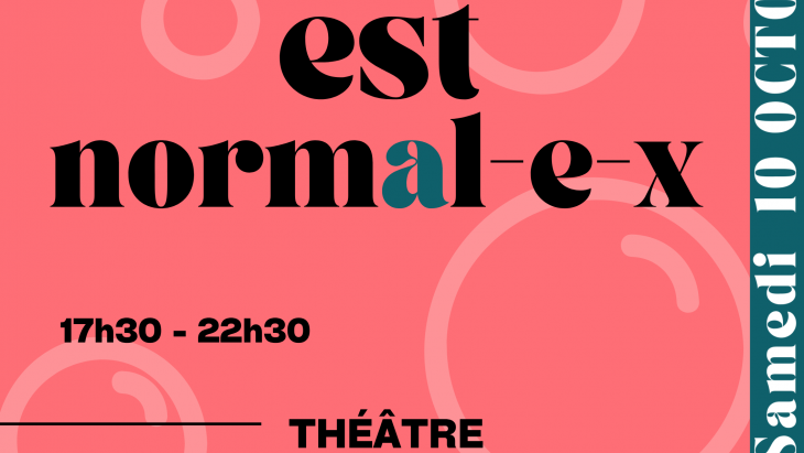Affiche Qui est norml-e-x : Les salons Genève