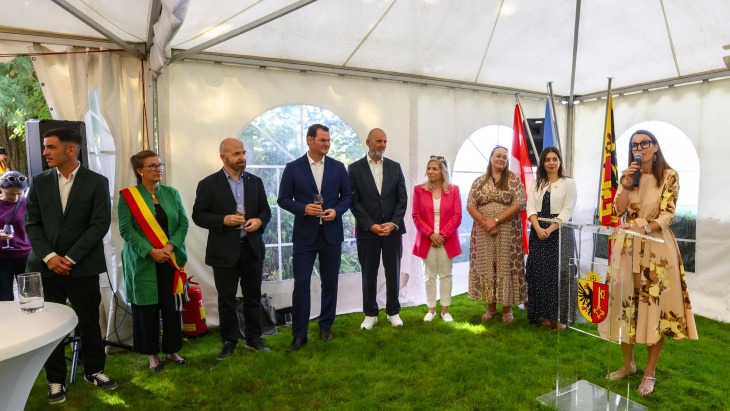 Réception offerte aux membres de la communauté internationale à l'occasion de la 63e Fête des vendanges de Russin