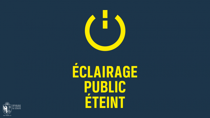 Éclairage public éteint