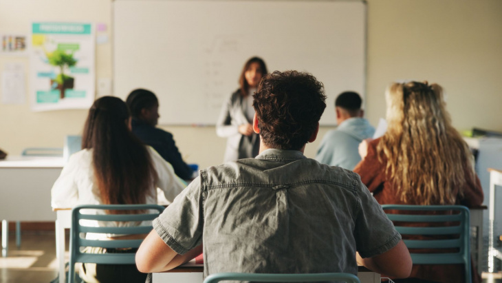Elèves en classe