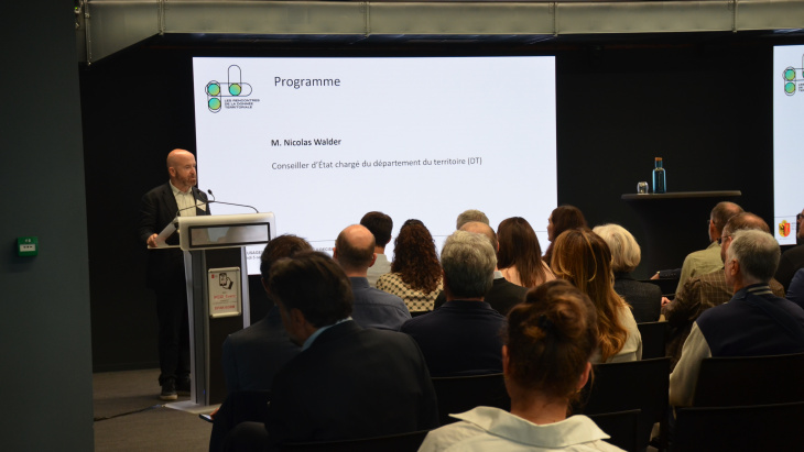 Intervention de Mr Walder conseiller d'Etat en charge du département du territoire