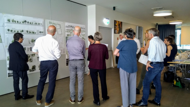 Atelier dans le cadre de la démarche des espaces publics au Rolliet - ©Etat de Genève