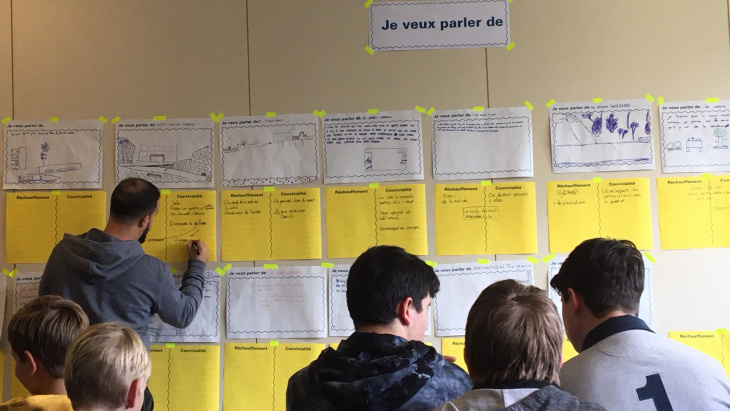 Atelier dans le cadre de la démarche Cool City Sécheron - ©Etat de Genève