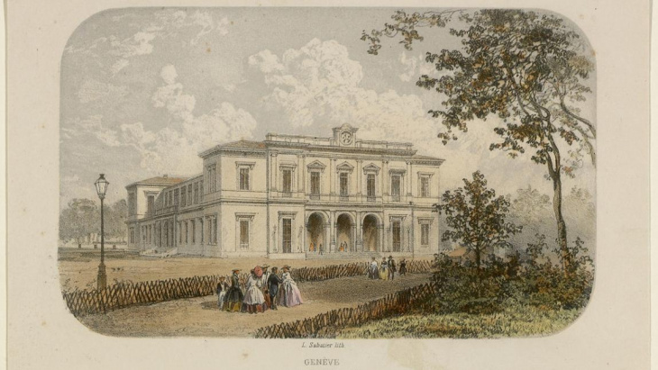 Vue du palais électoral, photo @BGE, CIG