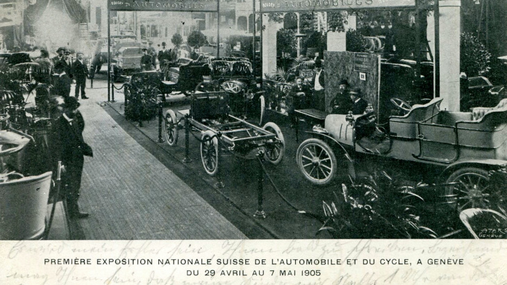1er Salon de l'auto 1905, photo @BGE,CIG
