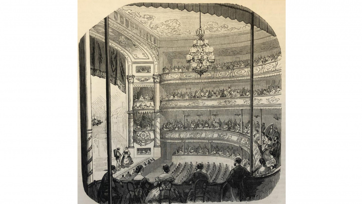Théâtre de variétés, L'Illustration, 1863