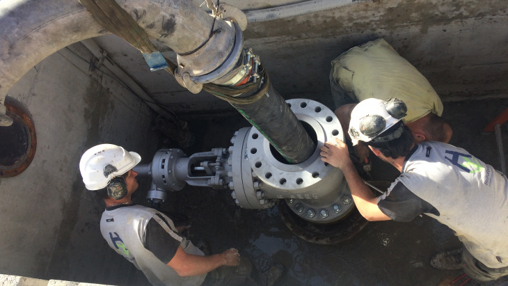 Installation d'un forage géothermique