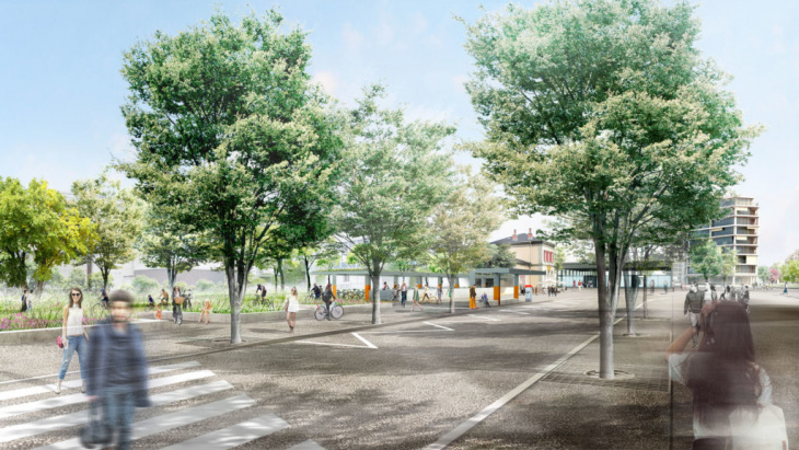 Projet pour l'avenue Edouard-Baud et le quai des mobilités