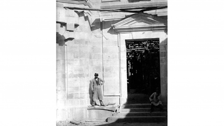 Le chantier du MAH en construction. © Archives Architectures / HEPIA