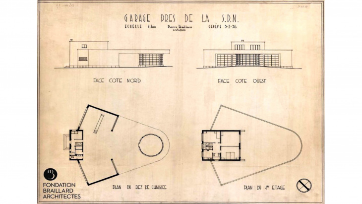 Garage des Nations, © Fondation Braillard Architectes