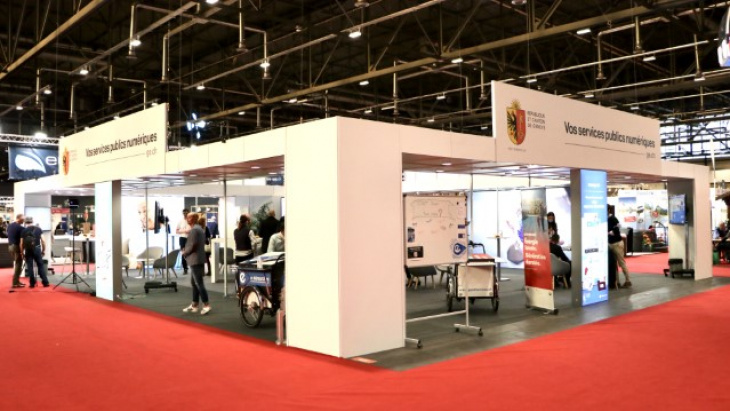 Stand des services publics numériques de l'Etat aux Automnales 2021