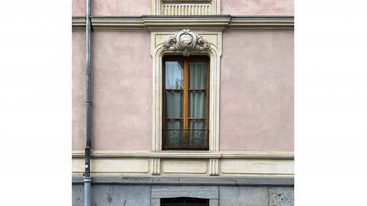 Immeuble rue François-Le-Fort 1, détail. Photo : David Ripoll