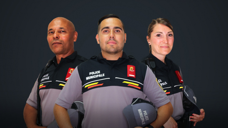 3 agents de la police municipale