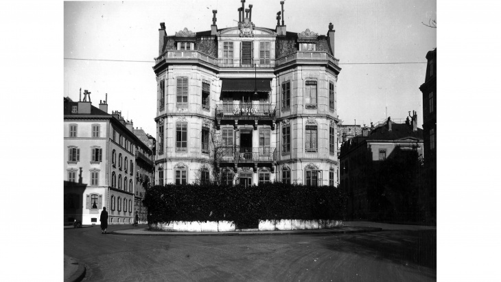 Immeuble rue François-Le-Fort 1, années 1950. Photo : BGE / CIG