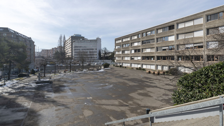 Etat actuel du préau (c) Johannes Marburg