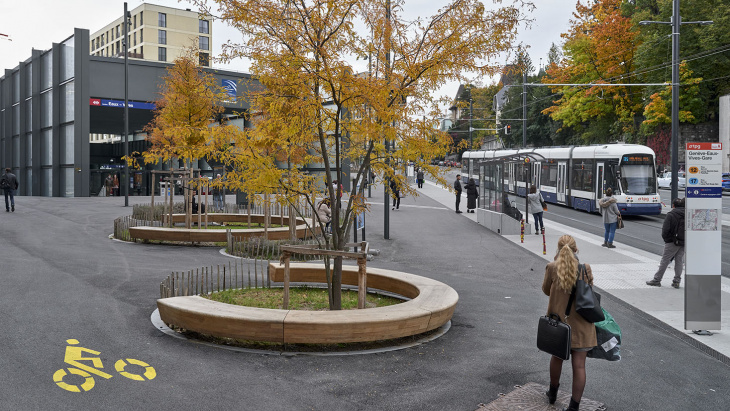 Gare des Eaux-Vives / Serge Fruehauf