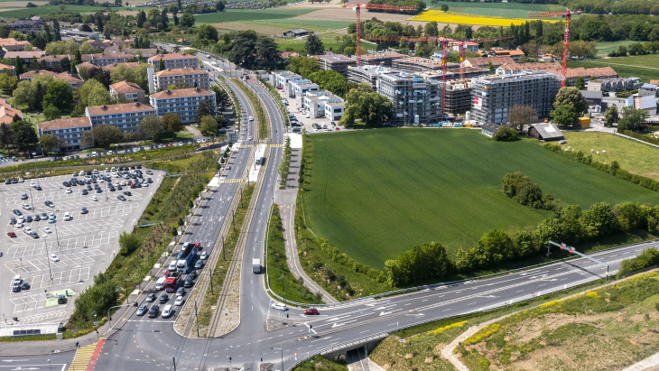 Quartier de Saint-Mathieu en construction © photo Alain Grosclaude