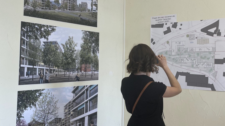 Exposition sur la concertation "Place de Carantec"