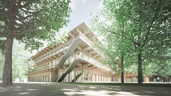 Ecole des Circes en bois