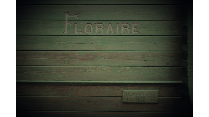 Chalet Floraire, inscriptions, © OPS