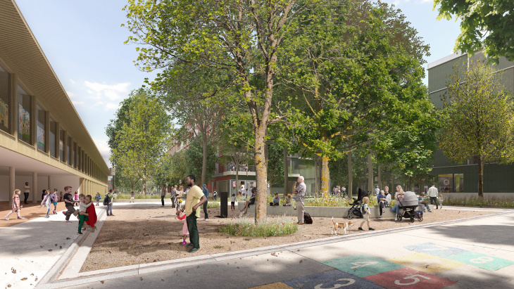 Ecole des Cherpines (image de synthèse © PIXALAB)