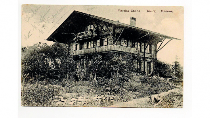 Chalet Floraire, peu après sa construction, © DR