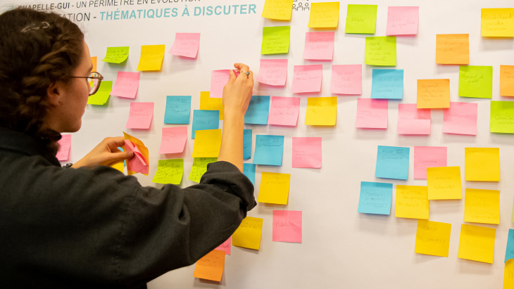 Séance de concertation Chapelle-Gui mars 2023 - photo : Manuel Firme