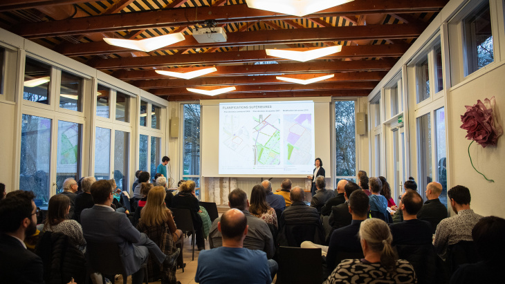 Séance de concertation Chapelle-Gui mars 2023 - photo : Manuel Firme