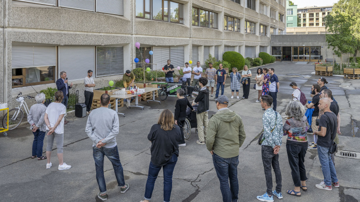 Plantation des potagers © J. Marburg 