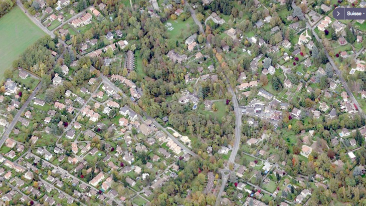 Zone de villas à Veyrier