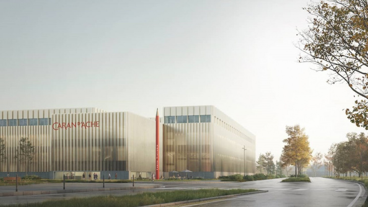 Le projet de la future usine Caran d'Ache aux Rouettes © Caran d'Ache