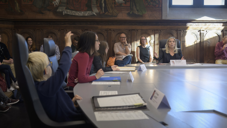 Portes ouvertes Hôtel-de-Ville du 7 octobre 2023 - salle du Conseil d'Etat