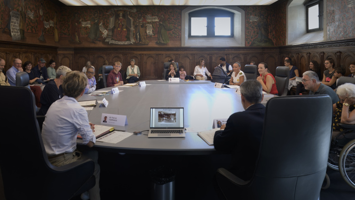 Portes ouvertes Hôtel-de-Ville du 7 octobre 2023 - salle du Conseil d'Etat