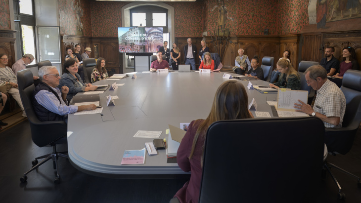 Portes ouvertes Hôtel-de-Ville du 7 octobre 2023 - salle du Conseil d'Etat