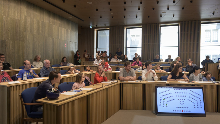 Portes ouvertes Hôtel-de-Ville du 7 octobre 2023 - salle du Grand Conseil